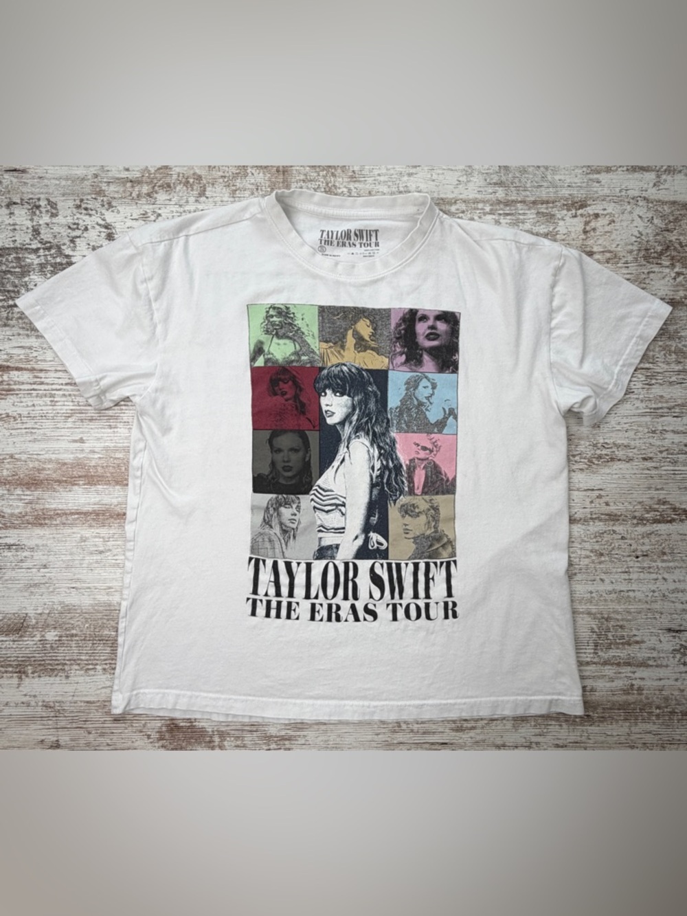 Taylor Swift Official The Eras Tour White Graphic‎ Tee t-shirt small s GUC